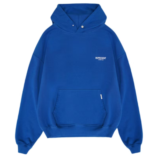 Blue Represent  hoodie